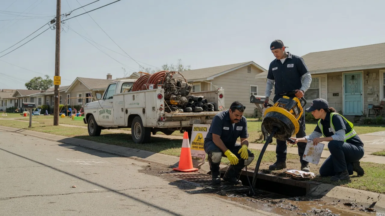 Drain Cleaning in Rowena, TX near me